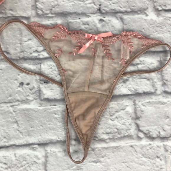 Vintage Victorias Secret Brocade Lingerie Set Waist Corset Thong NEW DEADSTOCK - Picture 7 of 10